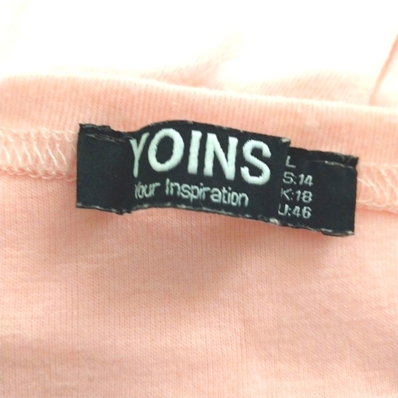 Yoins Your Inspiration Soft Pink Long Sleeve Mini Dress Sz XL - Picture 4 of 4